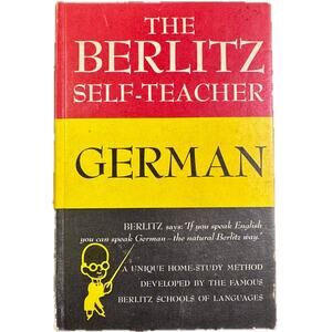 The Berlitz Self-Teacher - German - 1972